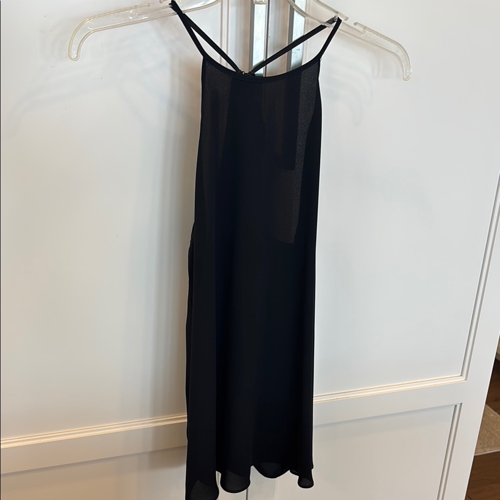 LOFT Black Sleeveless Spaghetti Strap Top